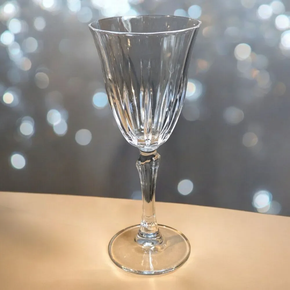 4 Recital Wine Crystal Glasses Goblets Royal Crystal Rock 7.5